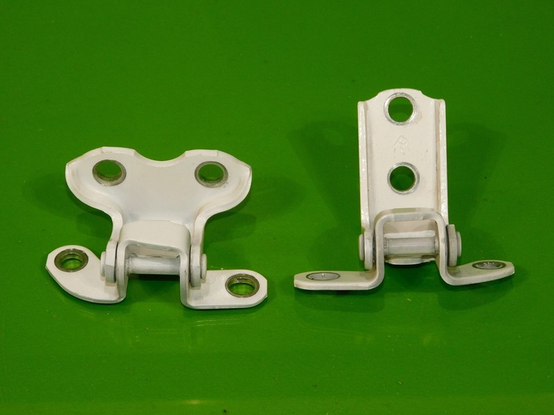 06-13 IS250 IS350 OEM passenger rear door hinges hangers mounts crystal white