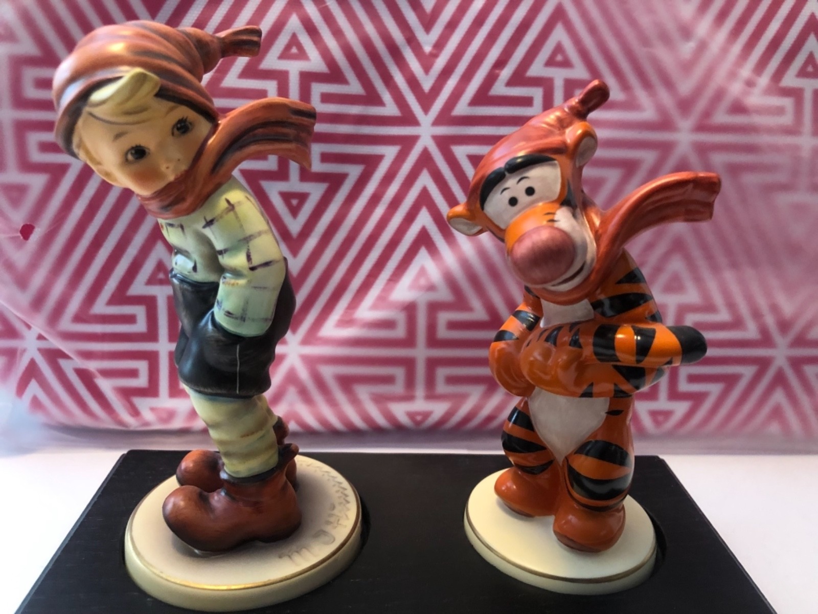 Goebel Hummel Disney Tigger March Winds Figurine Set 50 Years RARE Special Ed