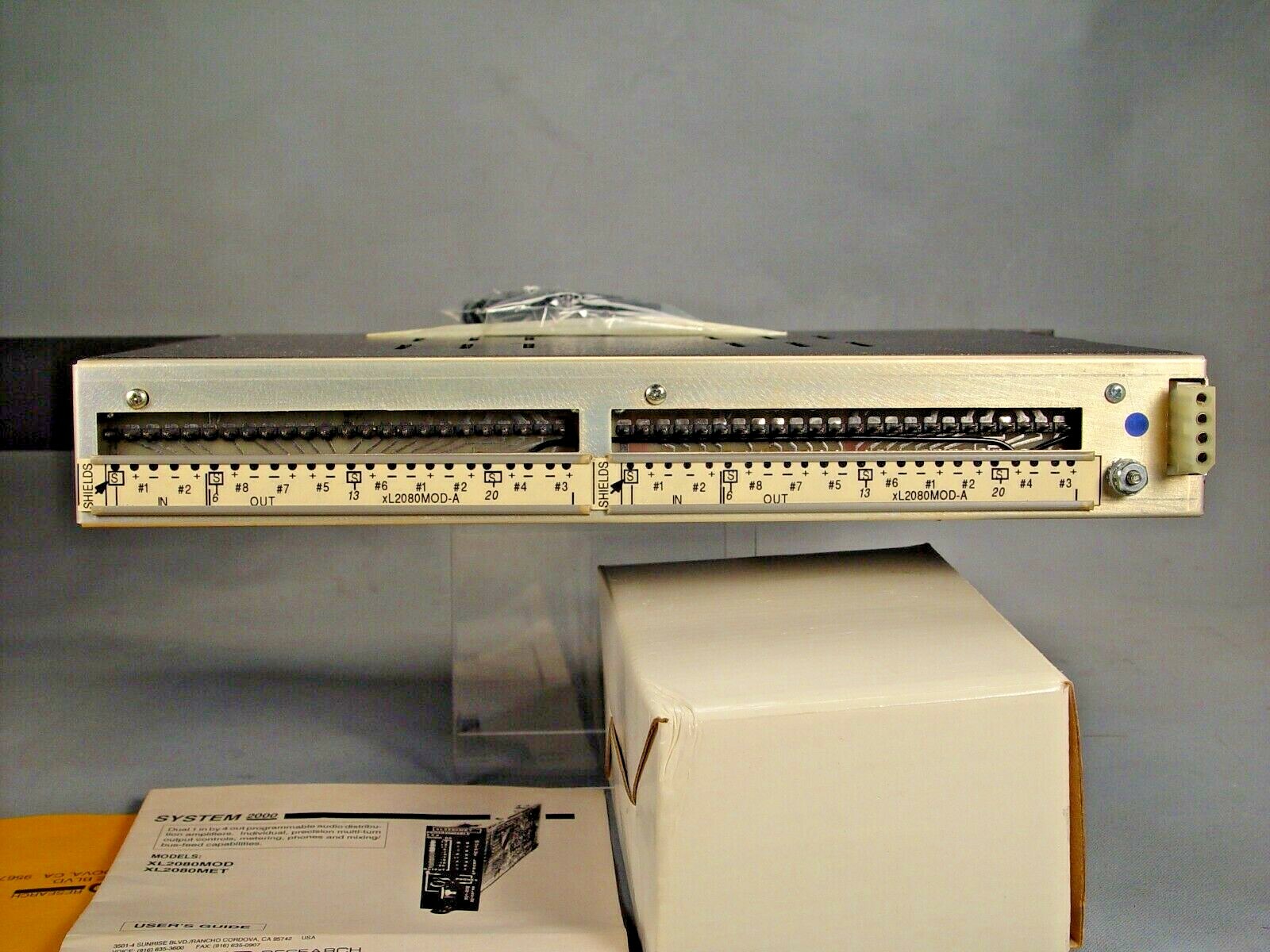 Ramko Research  RDL  dual 2X8 Analog audio distribution amplifier ***  NOS ***