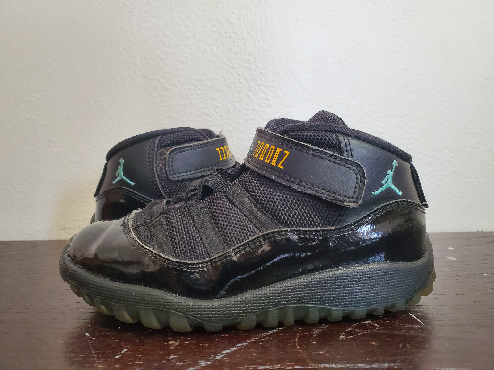 Кроссовки Nike Air Jordan 11 Retro TD Toddler 2013 Gamma Blue Black 378040-006 размер 10C