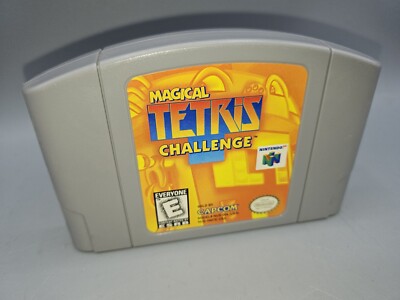 Magical Tetris Challenge Nintendo 64 N64 Original AUTHENTIC Retro Game - TESTED
