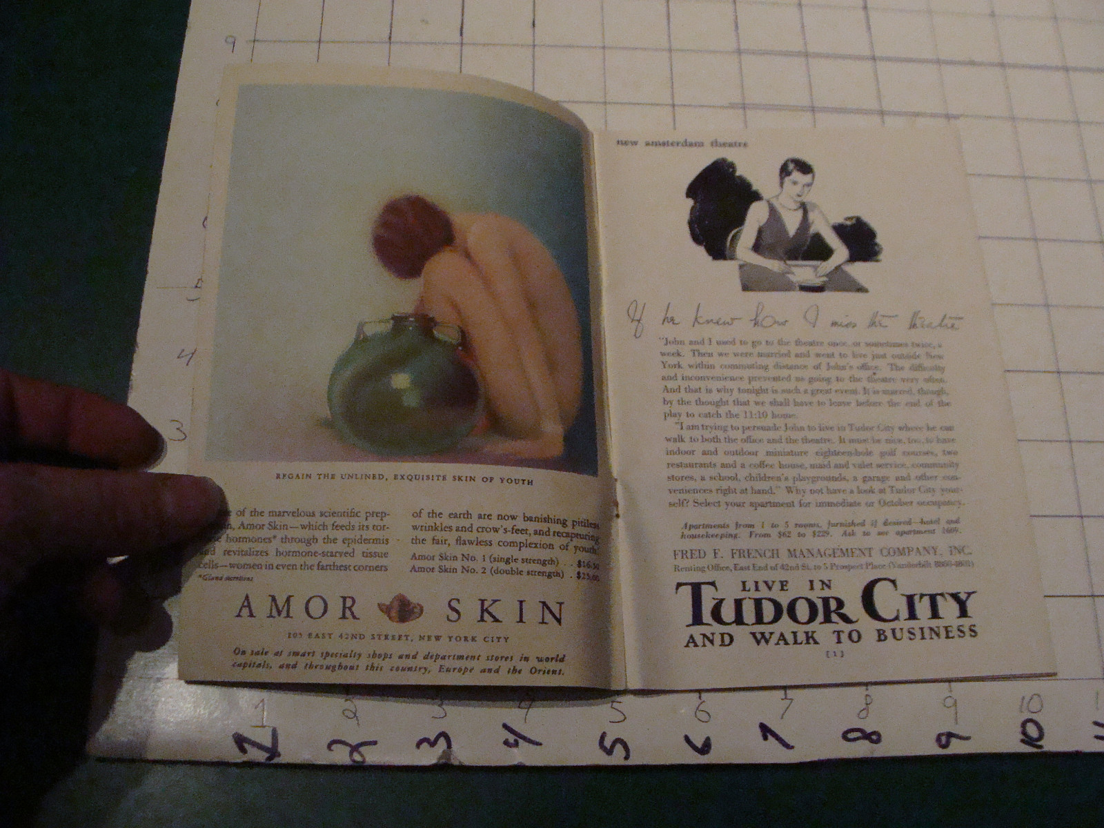 vintage Theatre program: Earl Carroll VANITIES at New Amsterdam Theatre 1930