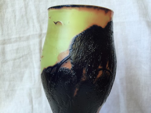 Michel Cameo Glass Vase, Circa 1930's