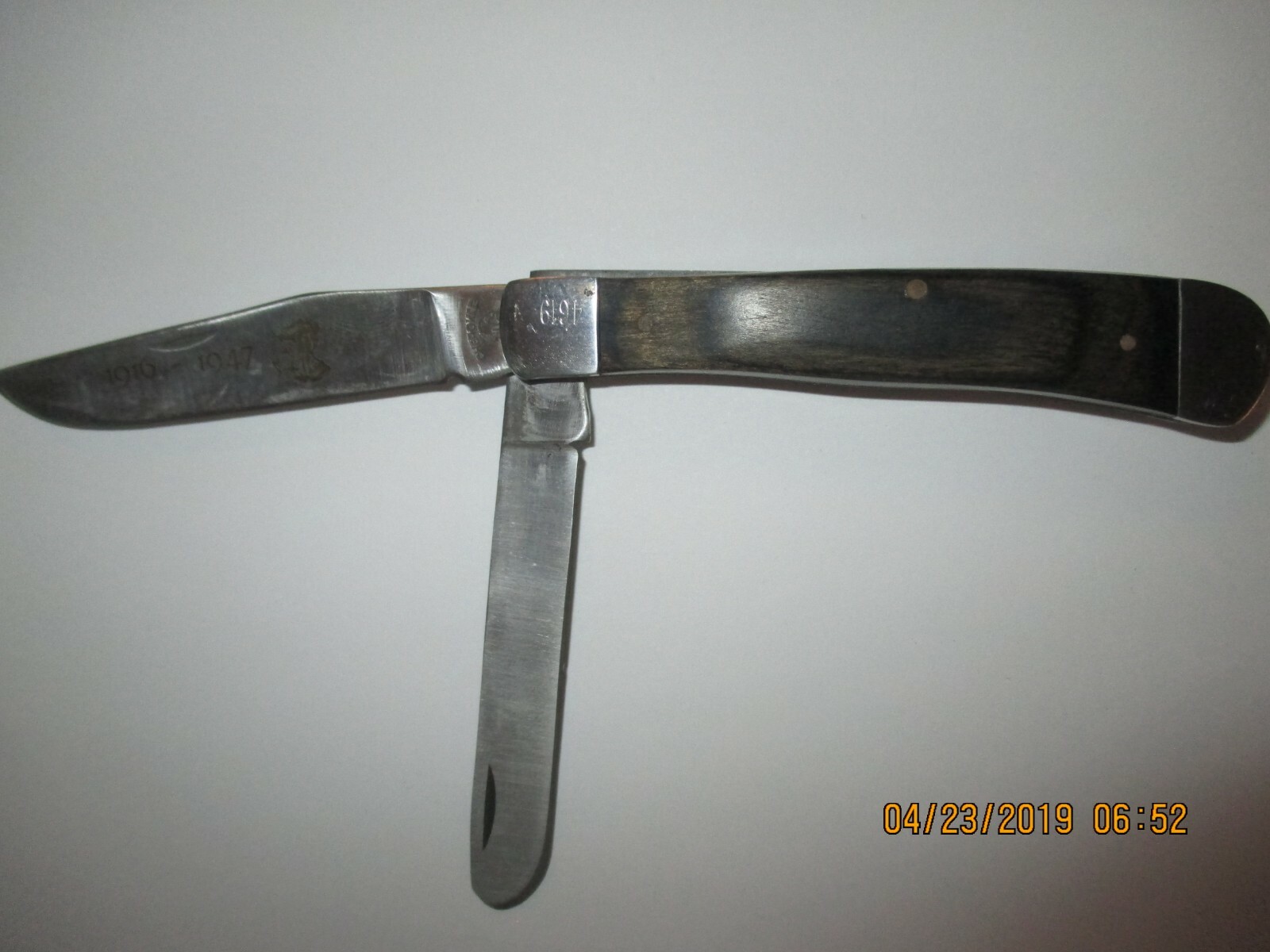 1916-1947 Cherokee 4619 Two Blade 7 ½”Solingen Steel folding