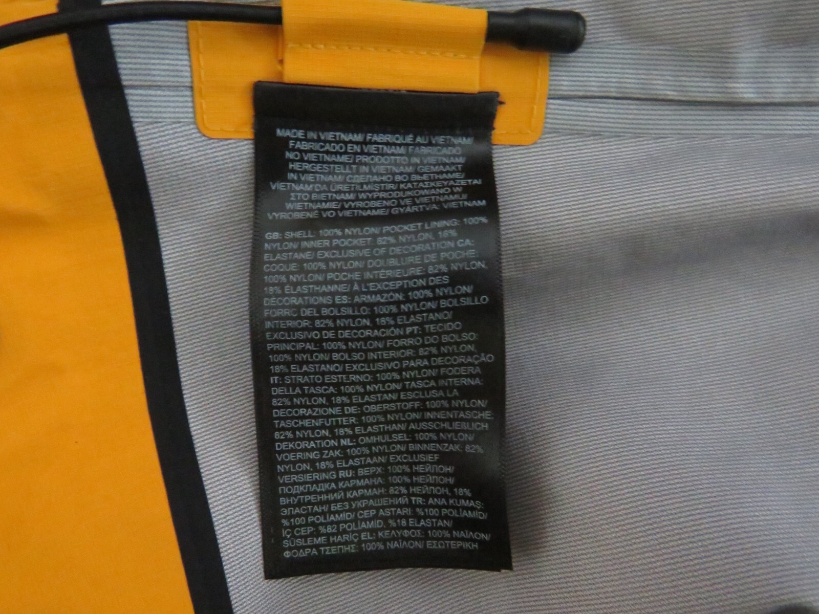 Pre-owned The North Face Summit Series Chamlang Shell Waterproof Hooded Jacket $450 - Gold In White