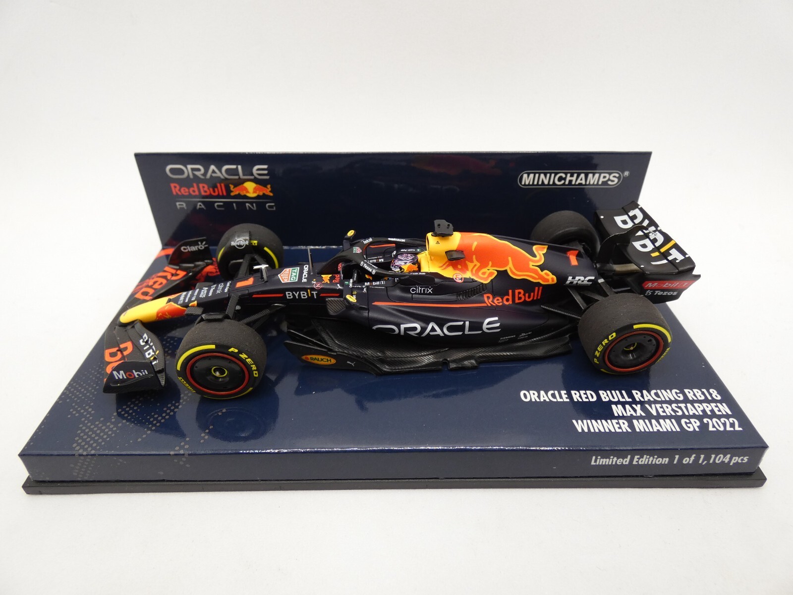 1/43 レッド ブル RB18マックス・フェルスタッペン マイアミ2022 Max Verstappen Oracle Red Bull Racing RB18 Formula 1 Winner