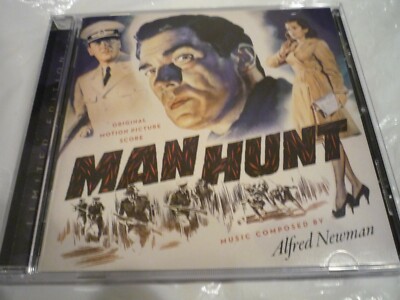 MAN HUNT Soundtrack CD, Alfred Newman, La-La Land, Limited=1500, 826924131923