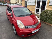 2008 Nissan Note Acenta R 1.6 Automatic Red 5 Door Low Insurance Group Isofix