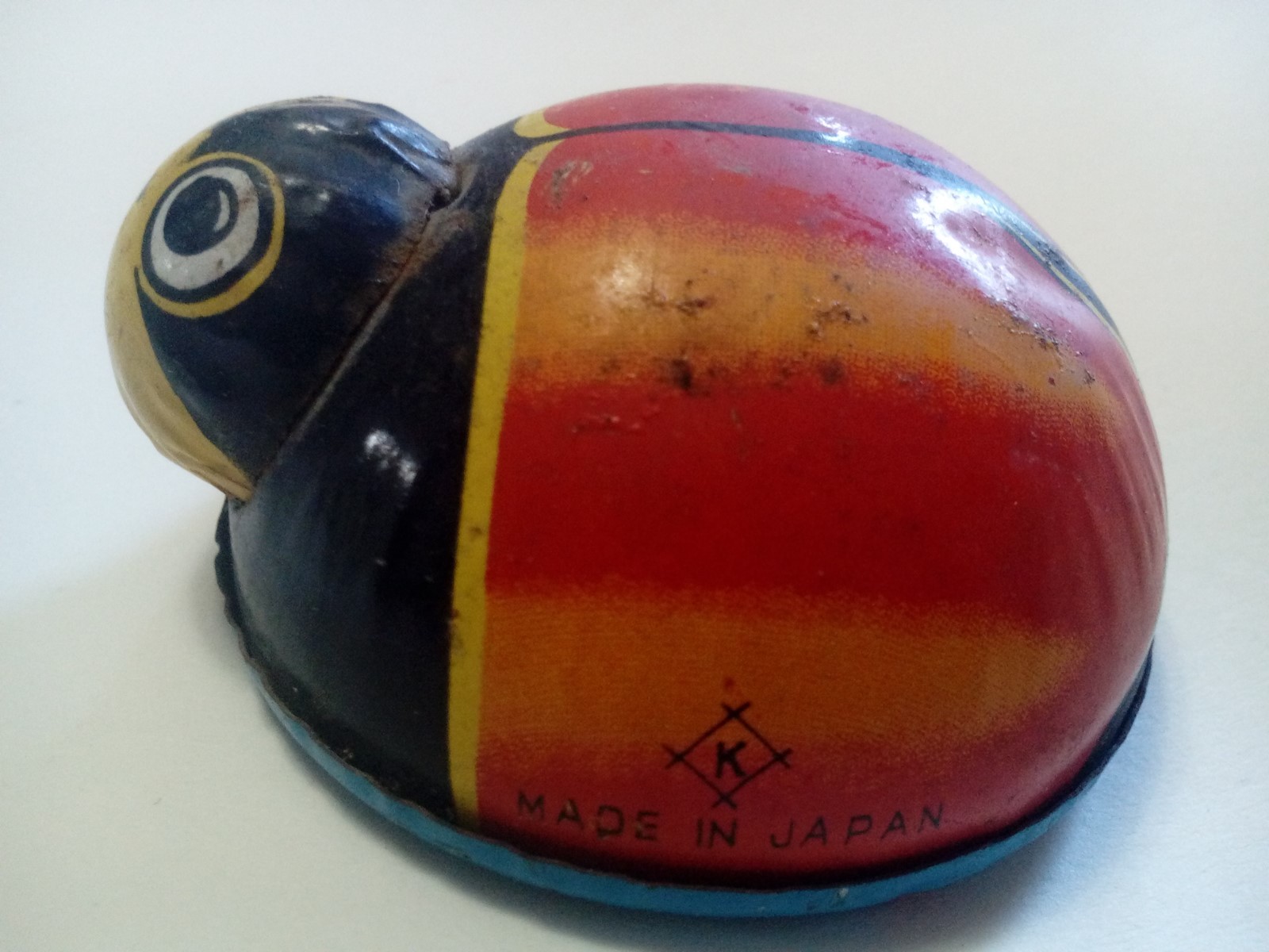 Lady Bug  Toy Made in Japan Vintage Metal