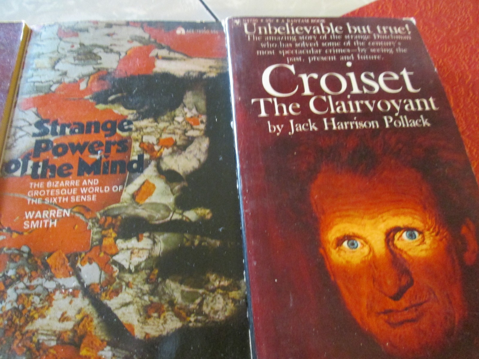 Lot of 10 Vintage Paranormal/ Prophecy/ New Age Metaphysical Paper Back Books