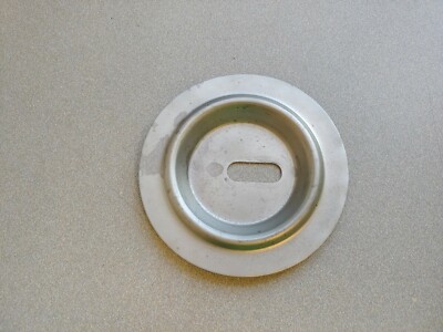 NICE USED ORIGINAL GENUINE PORSCHE 914 914-6 SPARE TIRE HOLD DOWN PLATE 90 MM