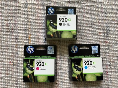 Original HP 920XL / C2N92AE - CD975AE / CD972AE / CD973AE / CD974AE Tinten SET