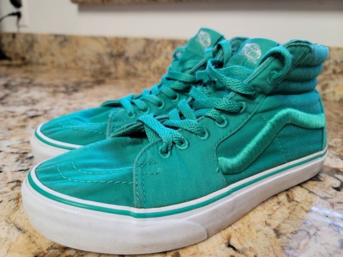 Vans Old Skool Off The Wall All Green White Mens Sz. 7 Women