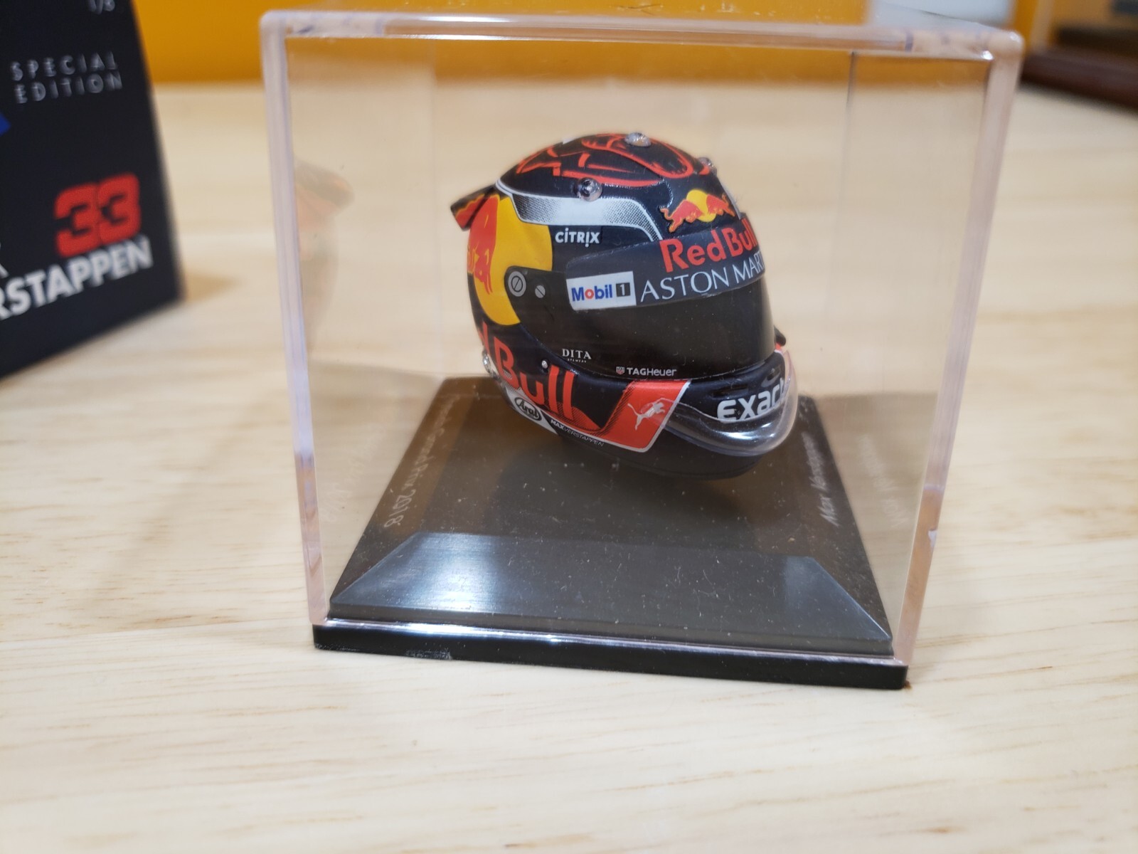 French Grand Prix Red Bull Racing Max Verstappen Mini Helmet