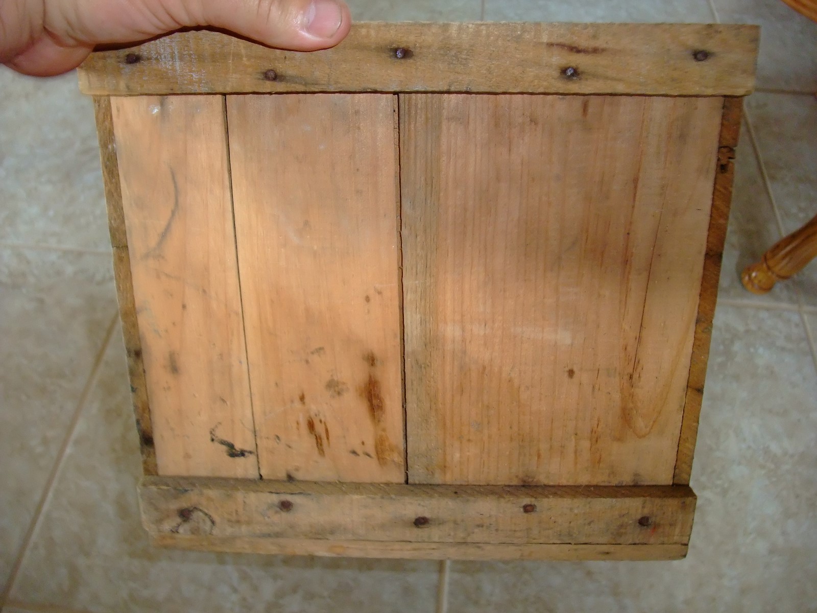 EATMOR Cranberrie Wood Crate Honker Brand NE. Cranberries Colectable decor USA