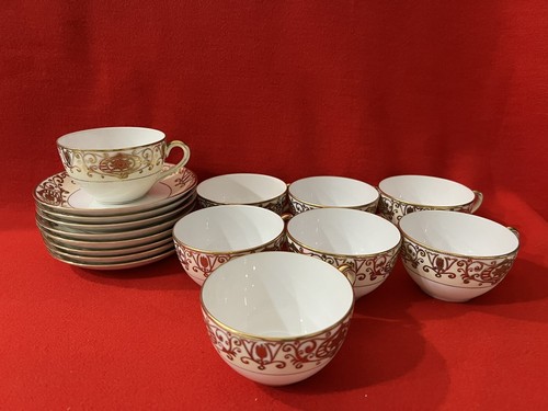 16-pc Noritake Hand Painted No.175 Tea Set. 8 Sets Teacup