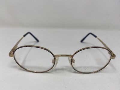 ARISTAR EYEGLASSES FRAME 6603 043 46-18-125 BLUE/GOLD FULL RIM K18