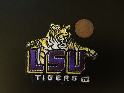 【Vintage】大判ラグ　LSU チームロゴ　虎　1420×1150 Vintage】大判ラグ LSU チームロゴ 虎 1420×1150