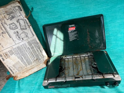 Coleman 5430B700 Green 2 Burner Propane Camping Stove