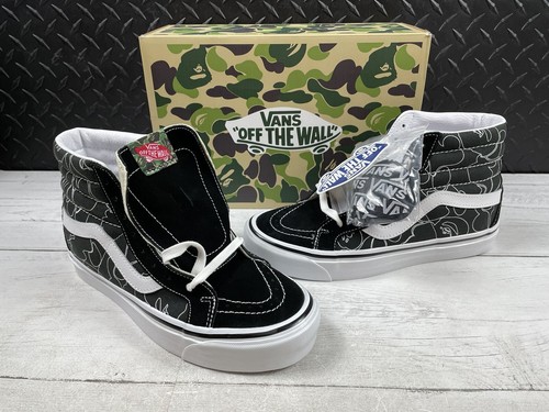 BAPE X VANS LINE ABC CAMO SK8 HI