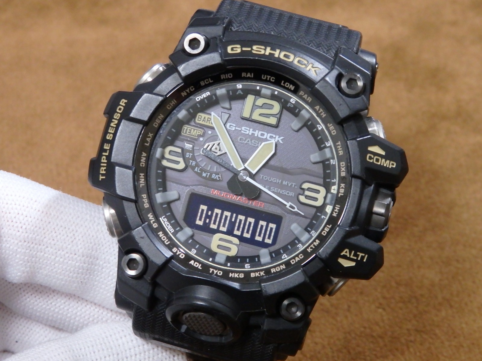 CASIO G-SHOCK MUDMASTER GWG-1000-1AJF Tough Solar Black Made