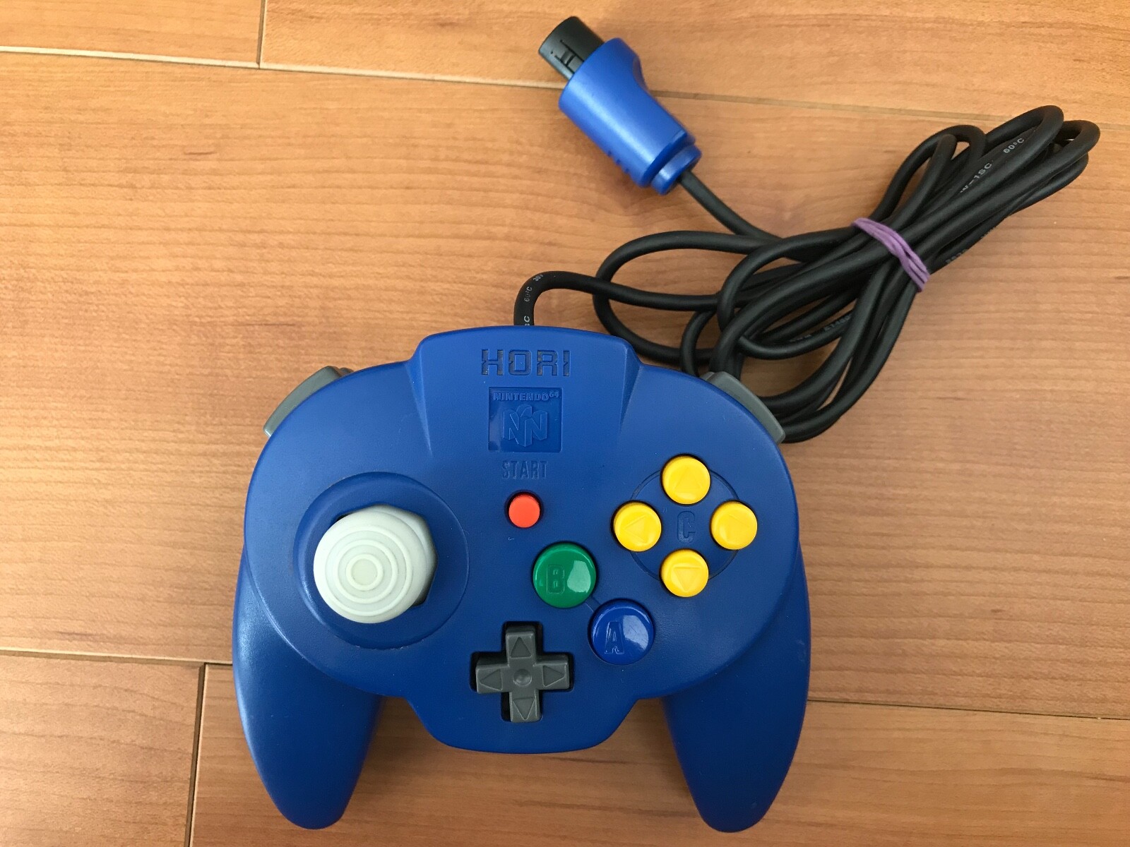 Hori Pad Mini Controller Blue Nintendo 64 N64 Tested and