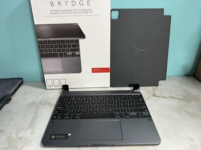 Brydge 12.9 Pro+ iPad Wireless Keyboard Bluetooth Trackpad Magnetic Cover Backlt