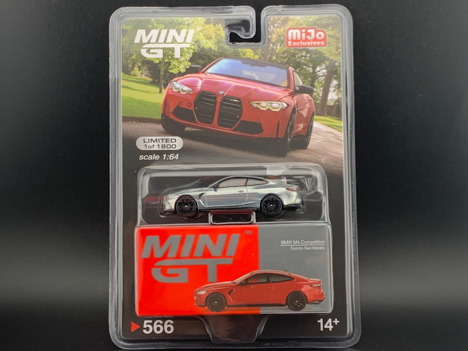 Mini GT BMW M4 Competition (G82) Toronto Red Metallic