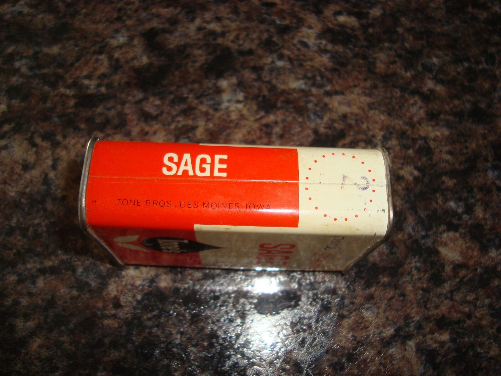 TONE'S PURE GROUND SAGE 5/8 OZ. TIN