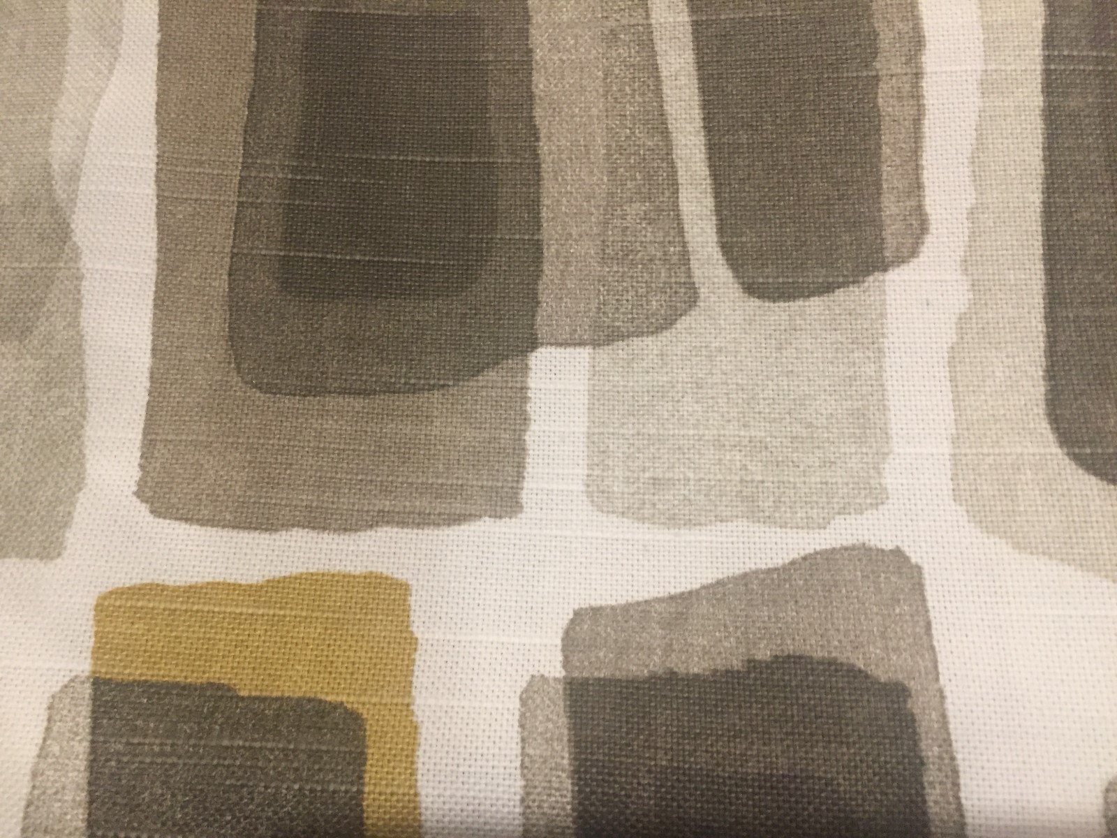 Pottery Barn  upholstery Robert Allen fabric linen  screenprint  4 yard 54 in w