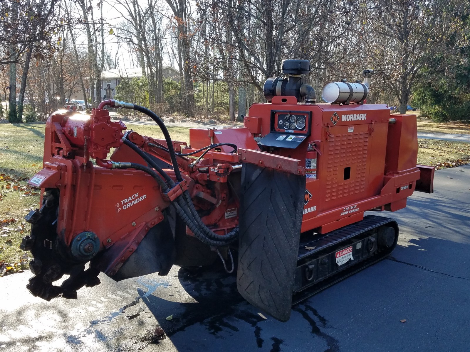 MORBARK D86 TRACK STUMP GRINDER $48,000