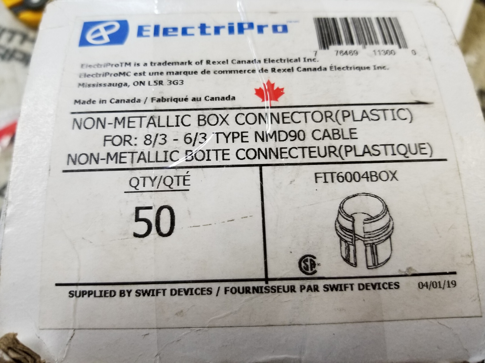 ELECTRIPRO FIT6004BOX 3/4
