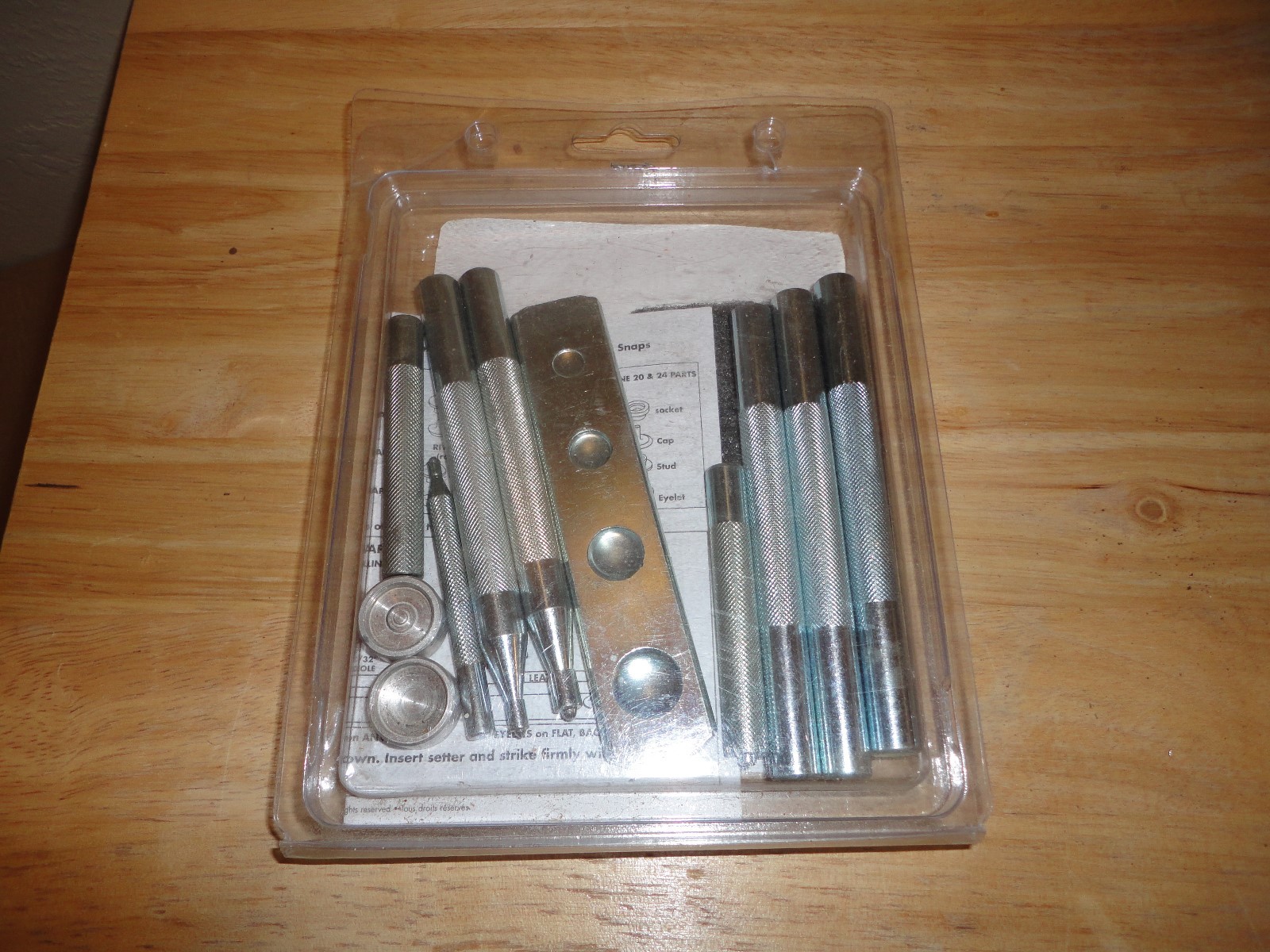 Tandy Leather - Deluxe Snap-All / Rivet Setter Set  # 8105-00