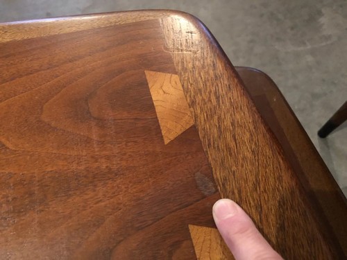 Lane Coffee Table And End Tables Eames Era Danish Midcentury Dovetail