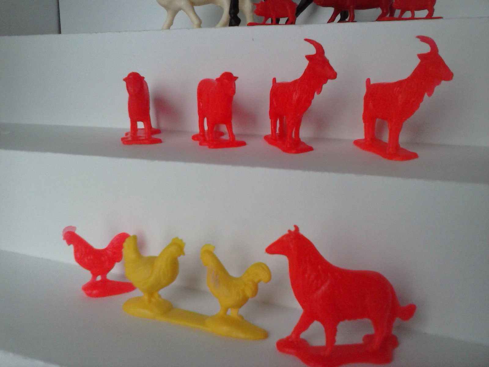 Processed Plastic Farm Animals Playset Figures