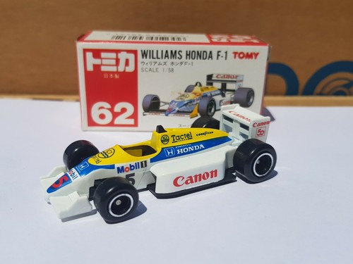 TOMICA 62 - WILLIAMS HONDA F1 [WHITE] CANON ABSOLUTELY MINT