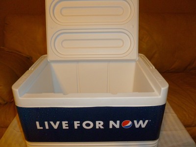 Igloo Tote 12 Lunch Box 12 Pack Pepsi pop beer Cooler-Ice Chest