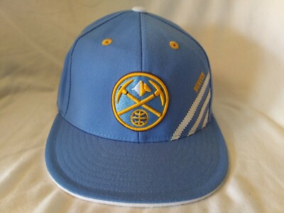 NEW Adidas 210 Fitted Flexfit Denver Nuggets Hat Cap Wool Blend Size 6 7/8-71/4