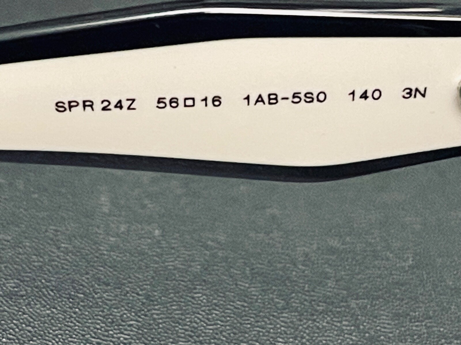 Pre-owned Prada Symbole Black White Color Block Triangle Pr24zs 24z Fashion Sunglasses In Gray