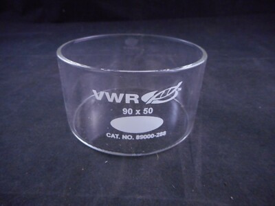 VWR Glass 270mL Capacity 90 x 50mm Crystallizing Storage Dish 89000-288 1/PACK