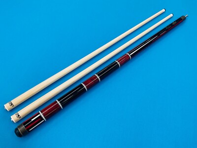 LONGONI CAROM CUE MAESTRO WITH S30 E71 SHAFTS ** TO PLAY 3 CUSHION BILLIARDS.