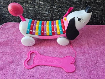 LeapFrog AlphaPup Pull Along ABC Learning Kids Dog Toy - Pink