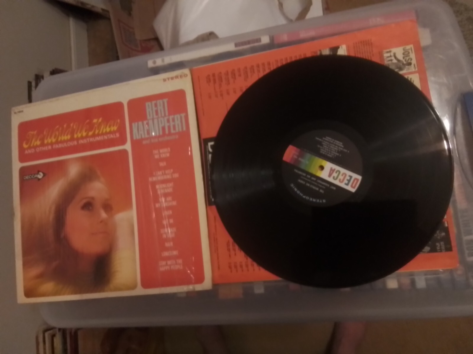 【中古】 The World We Knew ベルト・ケンプフェルト Bert Kaempfert & His Orchestra - The World We Knew vinyl