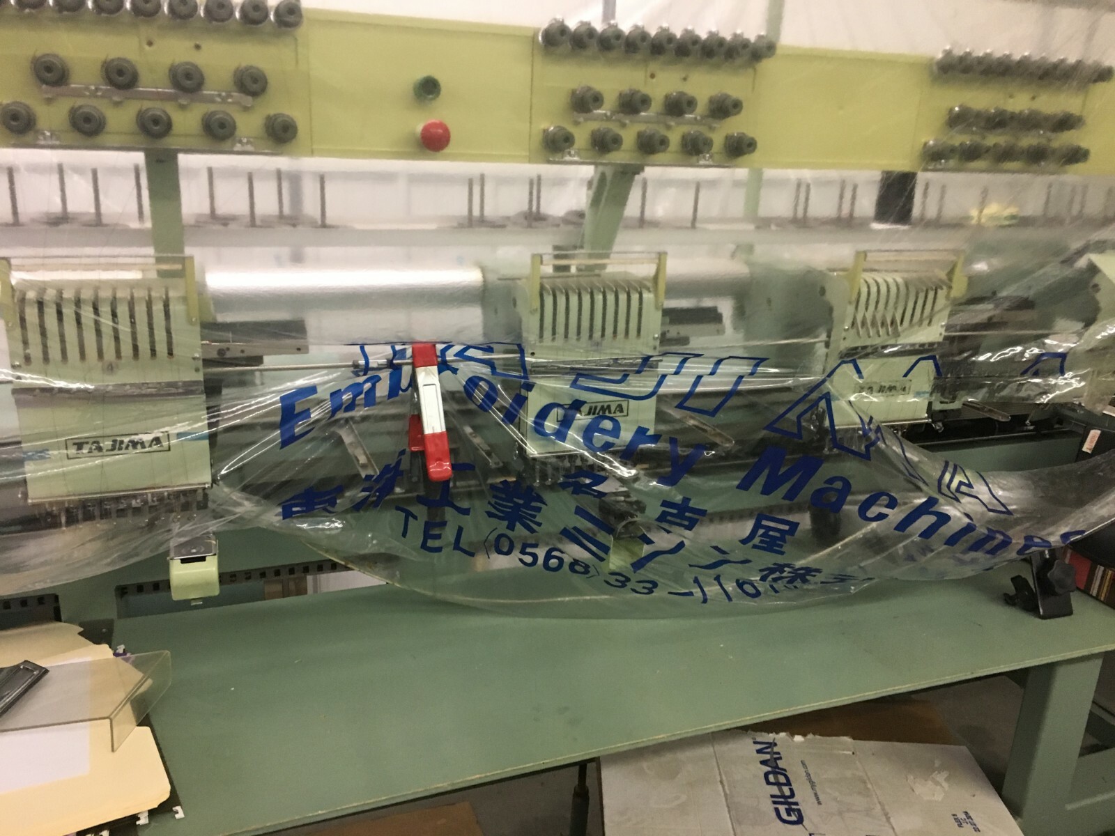 Tajima Embroidery Machine TME-HC906 6 Heads - 9 Needles As-Is