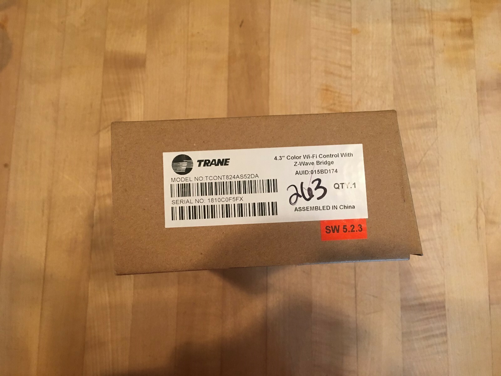 Trane XL824 Nexia 4.3 Color Wi-Fi Control With Z-Wave Bridge