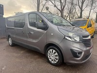 2018 Vauxhall Vivaro 1.6 Vivaro 2900 Sportive CDTi Bi-T S/S Panel Van Diesel Man