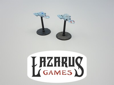 Full Thrust: New Anglian Coalition Ships (painted Ground Zero Games)
