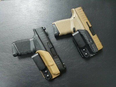 Gunner's Custom Holster Trigger Guard with clip IWB fits Springfield Hellcat