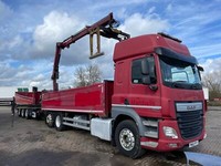 DAF CF 460 *EURO 6* SPACE CAB 6X2 BRICK GRAB DRAWBAR OUTFIT