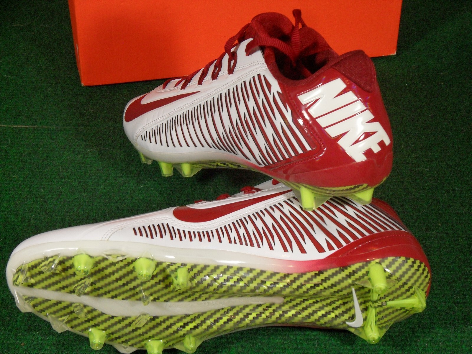 NIB Oklahoma Sooners Team Issue Nike Vapor Carbon Elite 2014 TD Football Cleats
